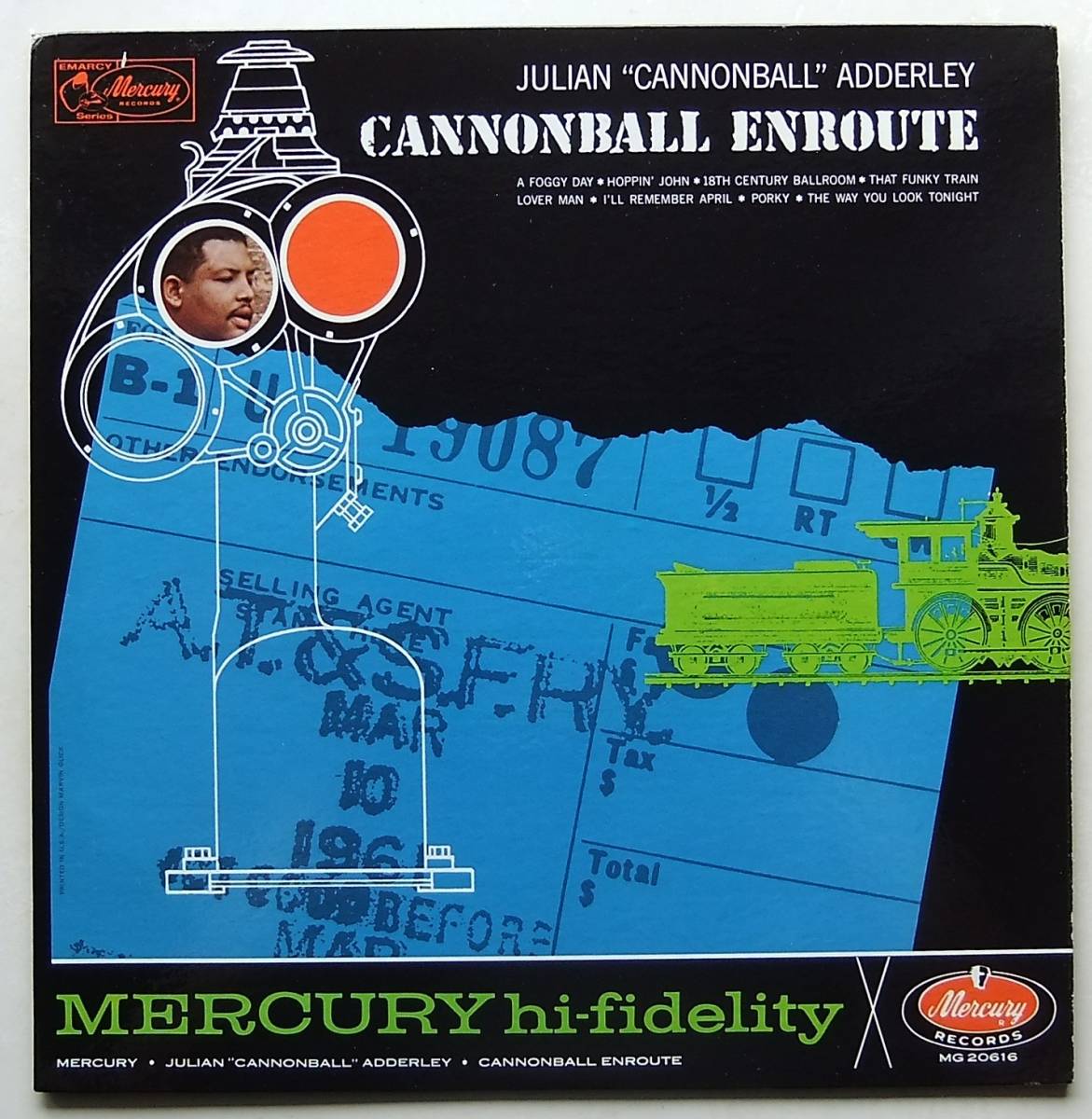 ◆ CANNONBALL ADDERLEY / Cannonball Enroute ◆ Mercury MG 20616 (black:dg) ◆