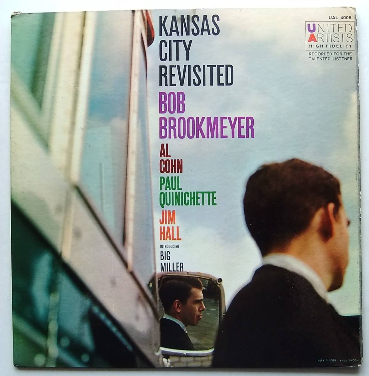 ◆ BOB BROOKMEYER - AL COHN - JIM HALL / Kansas City Revisited ◆ United Artists UAL 4008 (red:dg) ◆ V_画像1