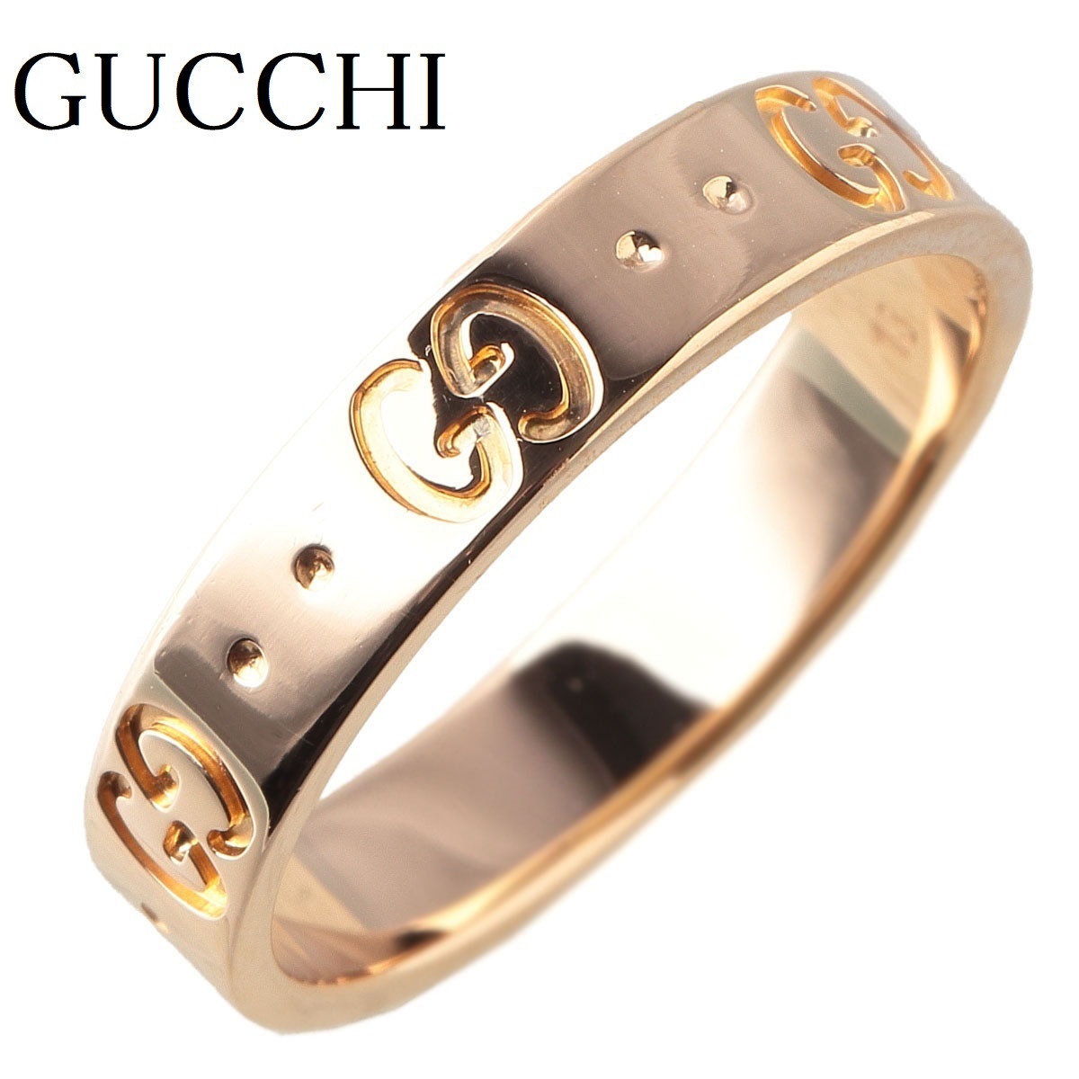 定番の中古商品 アイコン グッチ リング GUCCI【12892】 新品仕上げ済