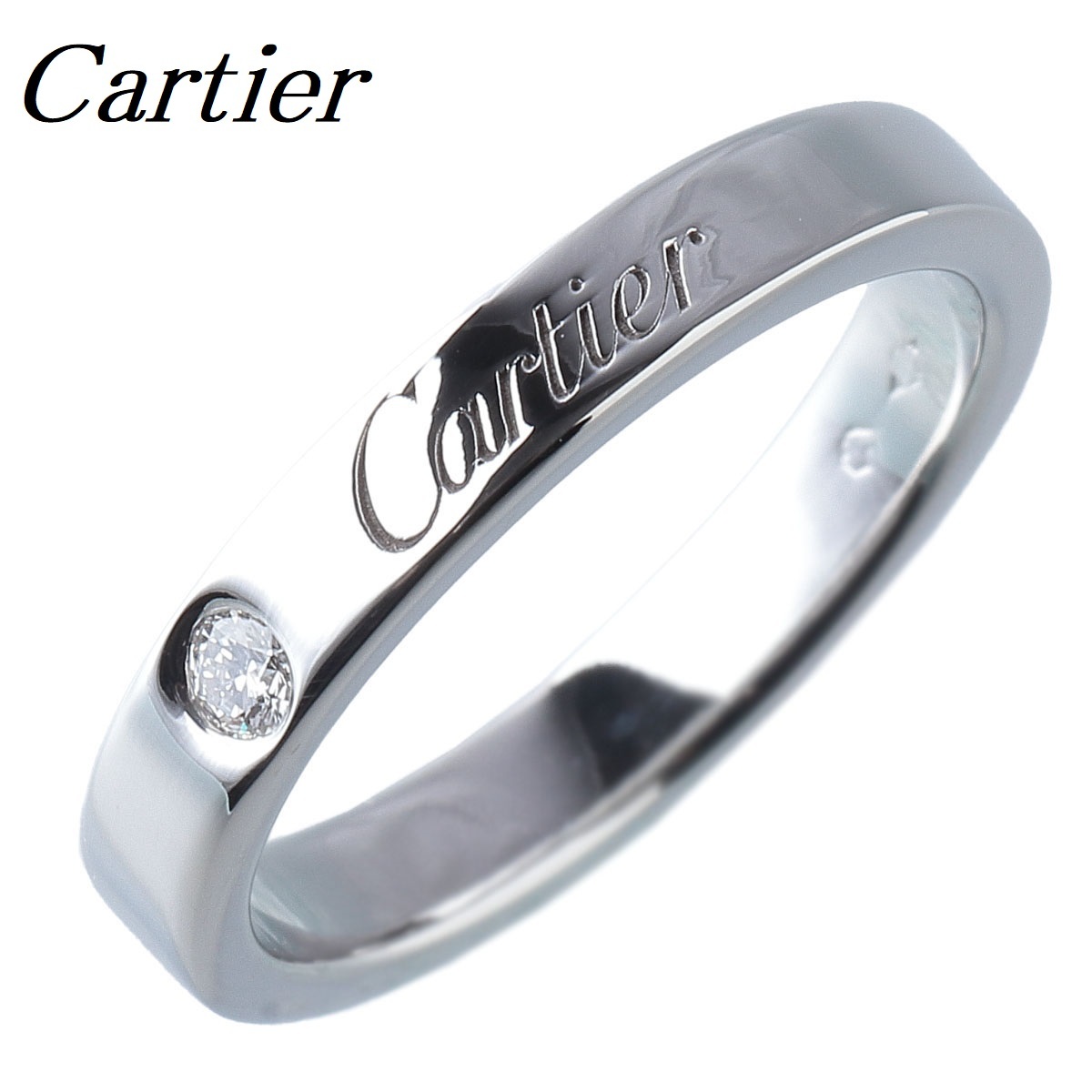 待望☆】 カルティエ ダイヤリング Cartier【13591】 新品仕上げ済