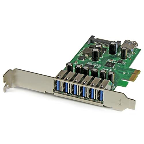超可爱 StarTech.com 7ポートUSB 3.0増設PCIeカード USB 3.0拡張PCIe