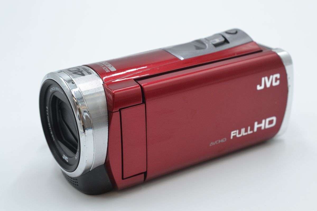 595S 0901G8 1円 JVC GZ-E600 デジタルビデオカメラ エブリオ ピンクの