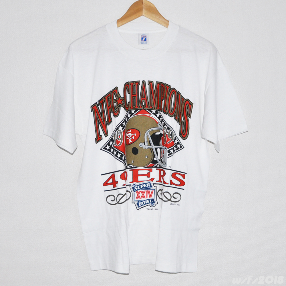 値頃 【NFL/新品】フォーティナイナーズ１９８９NFC優勝記念Tシャツ