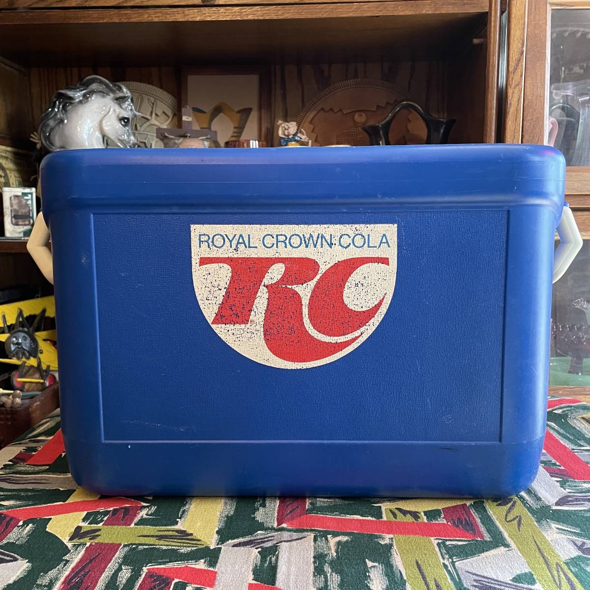 希少品！70's〜アメリカアンティーク　RCコーラ容器　USAヴィンテージインテリア雑貨/ガレージキャンプ古道具70'sアドバタイジングcoleman