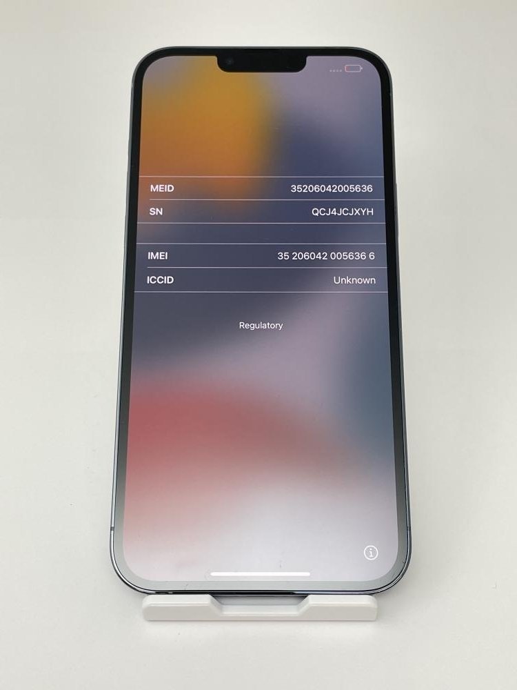 F12【ジャンク品】 デモ機 iPhone13 Pro Max 128GB softbank SIMロック