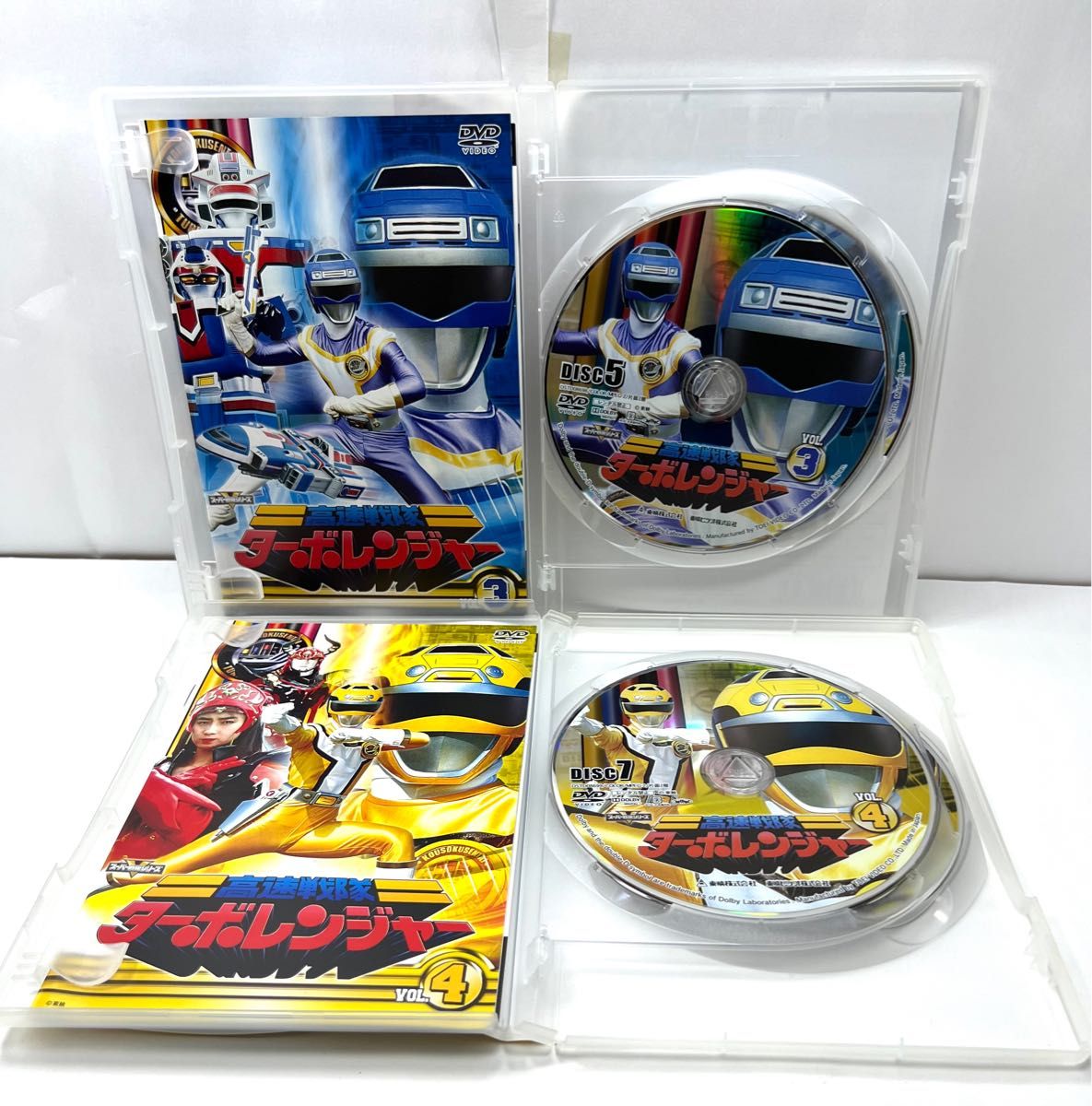 高速戦隊ターボレンジャー 全5巻 DVD セット