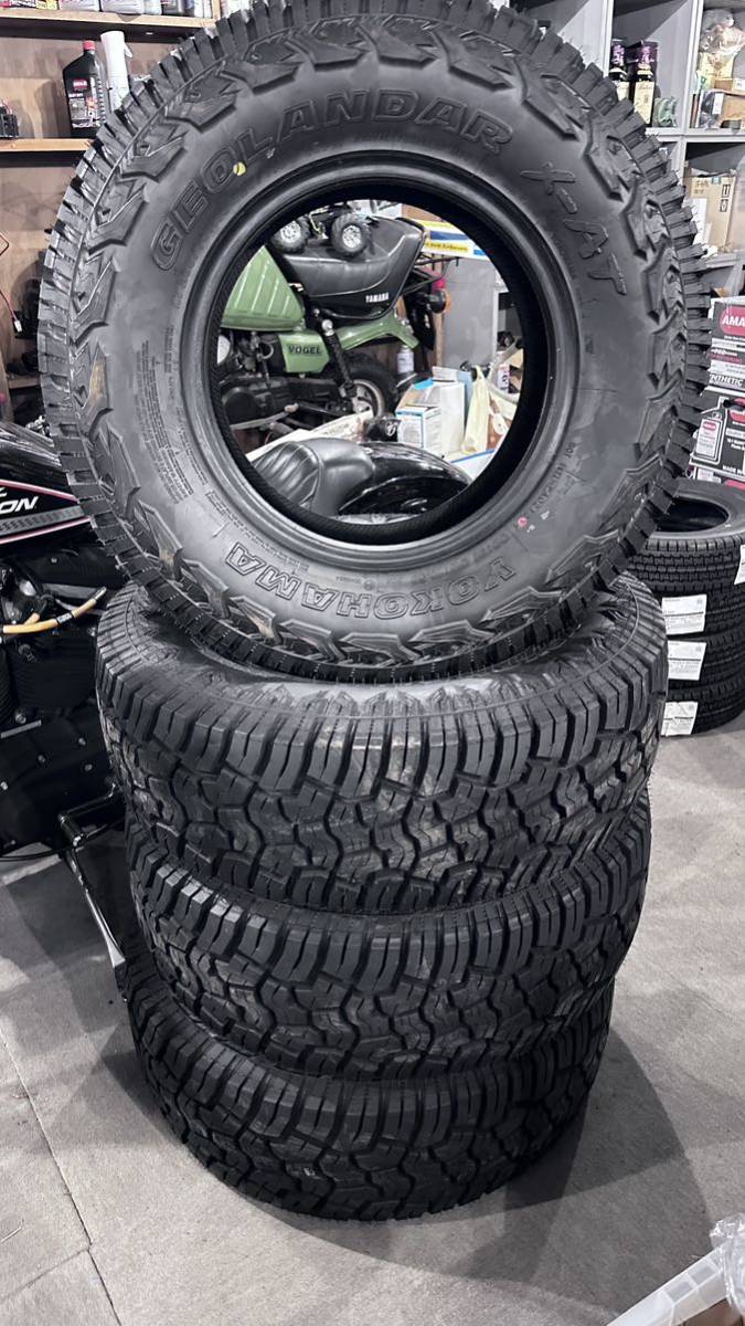 YOKOHAMA ヨコハマ GEOLANDAR X-AT LT 265/70R16 121/118Q 4本セット 製造2023年21週　中古　美品　走行150キロ未満_画像1