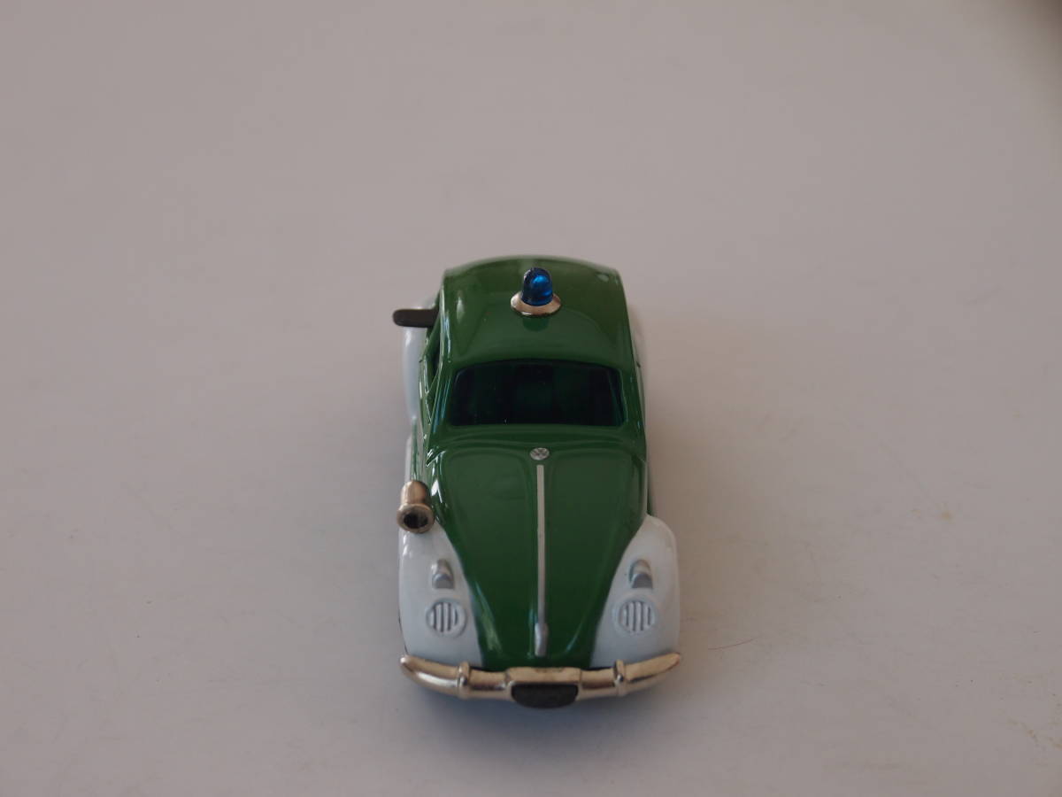 Schuco Micro Racer Art.Nr.01485 (1039F VW) VW Kafer Feuerwehr( tin plate made ) inside out super hard-to-find goods 