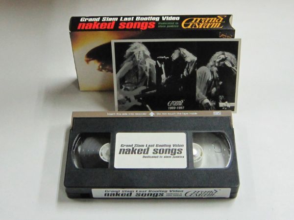 VHS ビデオ Grand Slam naked songs グランド・スラム Last Bootleg Video Dedicated to slam junkiesの画像2