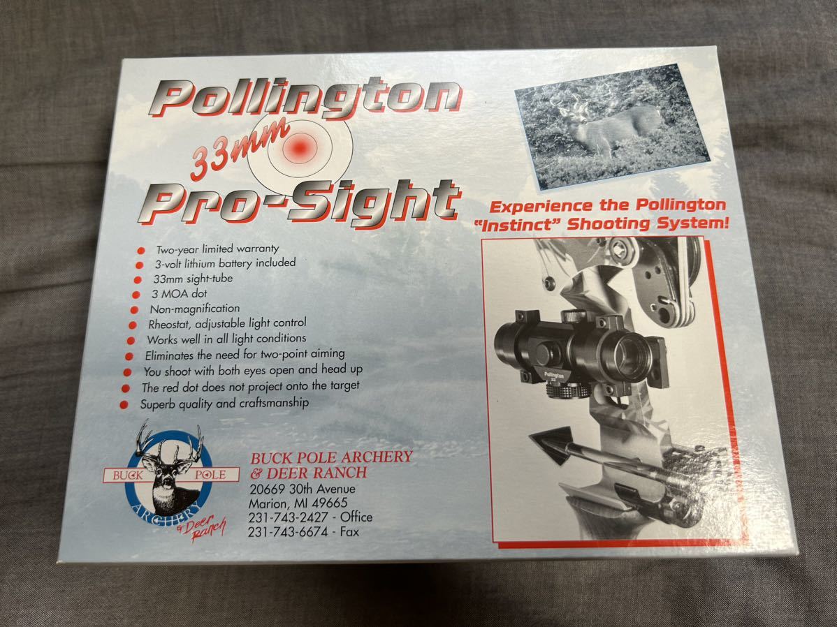 Pollington Pro-Sight SIGHTRON サイトロン　OEM SD-33X 実銃対応_画像1