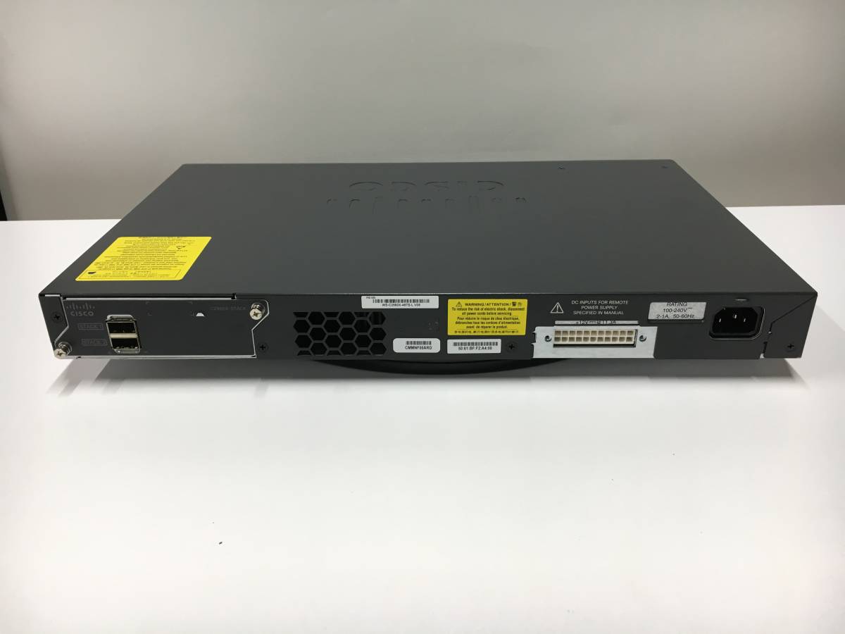 人気ブランドの新作 A20644)Cisco Catalyst モジュール付 中古*C2960X