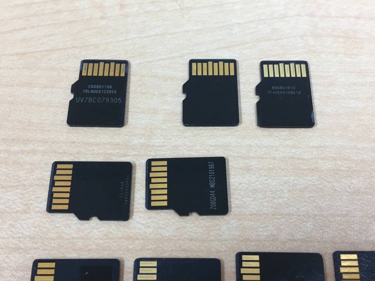 A20652)各社 micro SD 8GB 中古14枚セット＊Panasonic,Kingston,pqi,SanDisk,Toshiba参考_画像4