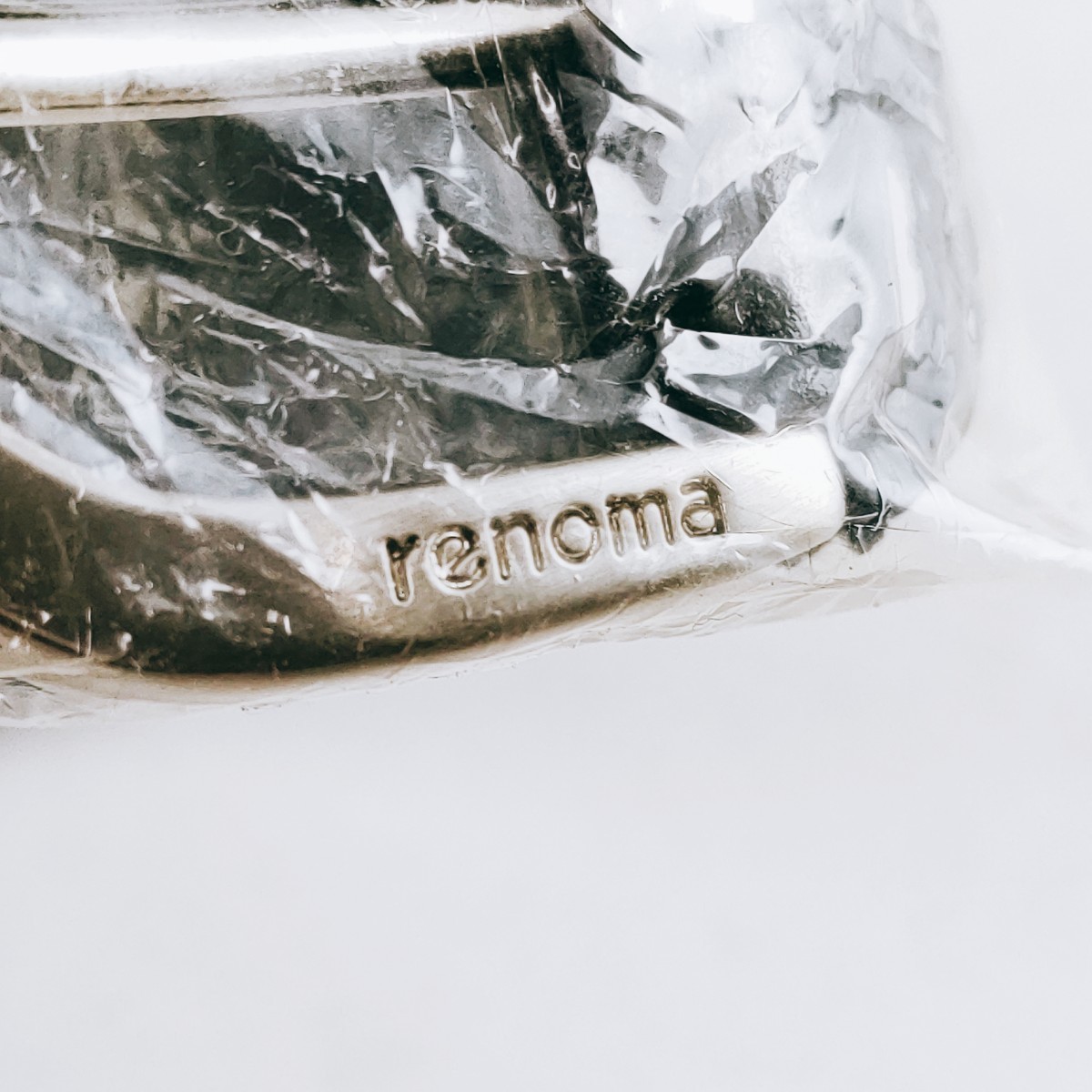 【未使用 美品】RENOMA レノマ ベルト シンプル 無地 ブラック ベルト バックル ファッション小物 アクセサリー メンズ レザーベルト_画像6