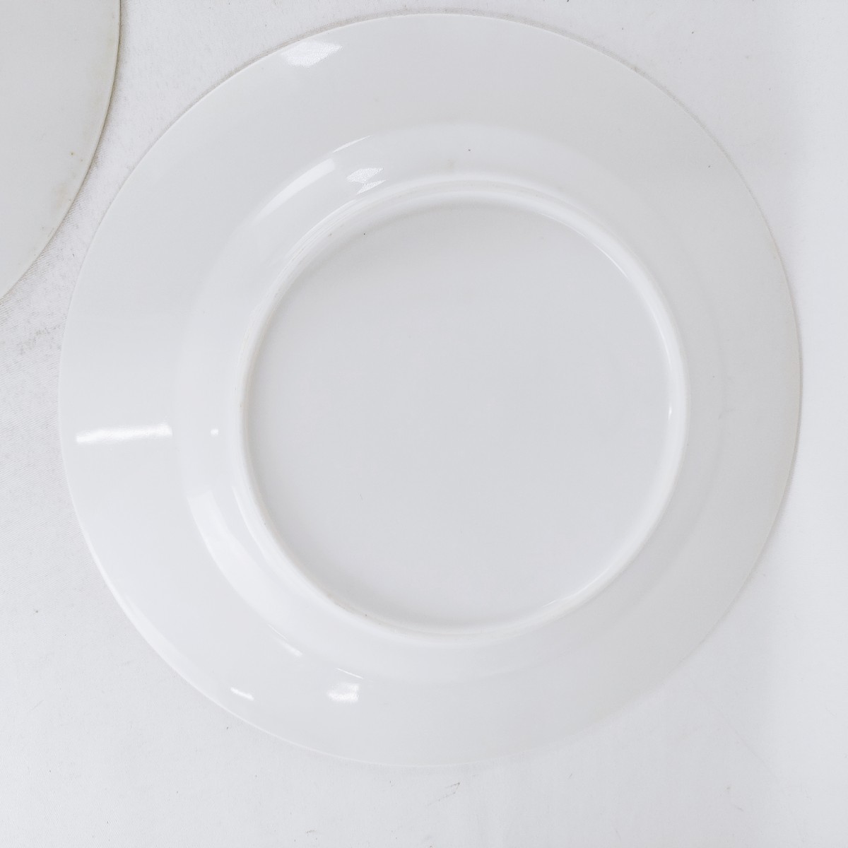 【レトロ】大皿 食器 花柄 薔薇 陶磁器 盛り皿 飾り皿 絵皿 金彩 ホワイト系 食器 洋食器 アンティーク ヴィンテージ 昭和レトロ A-1_画像8