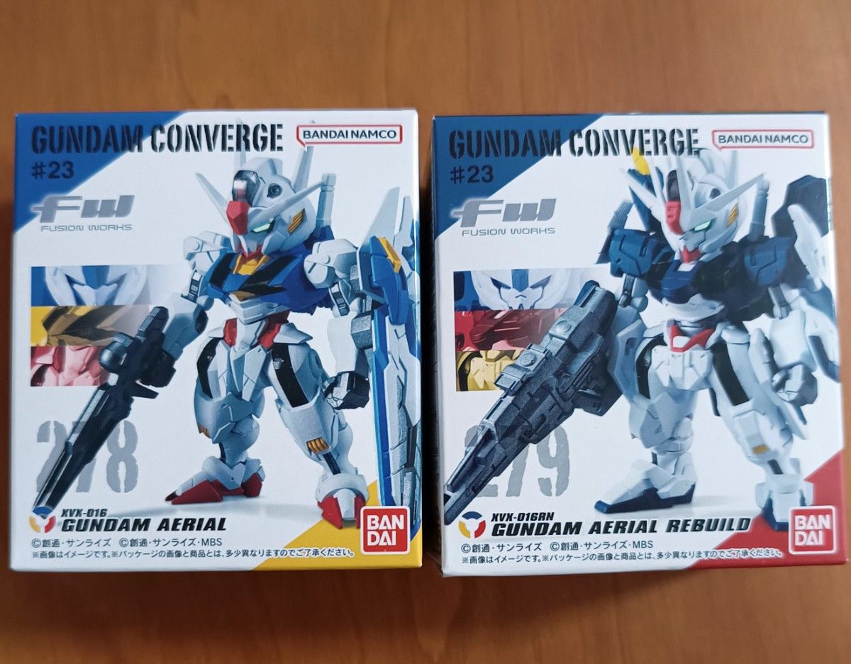 ガンダムコンバージ #23 ガンダム エアリアル、エアリアル改修型セット