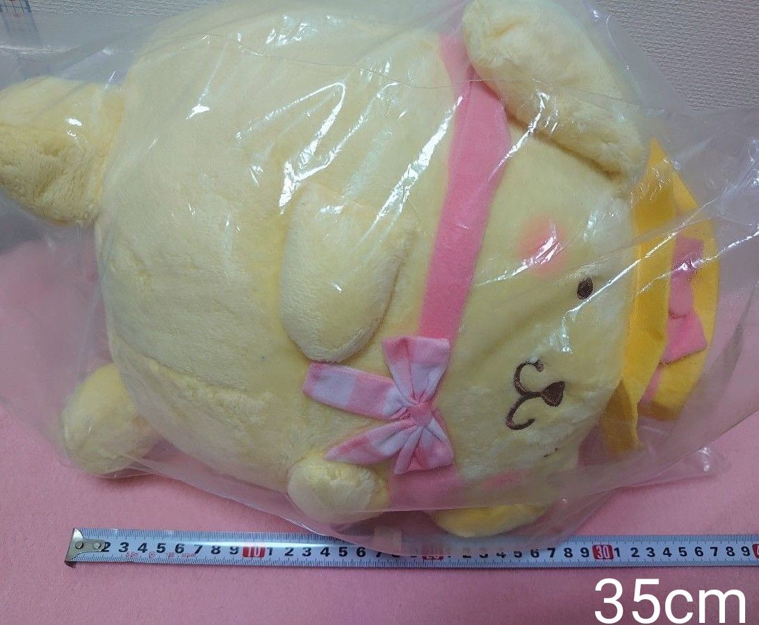 新品 未開封】ポムポムプリン ピクニックBIGぬいぐるみ/A 新品 未開封】ポムポムプリン ピクニックBIGぬいぐるみ/A
