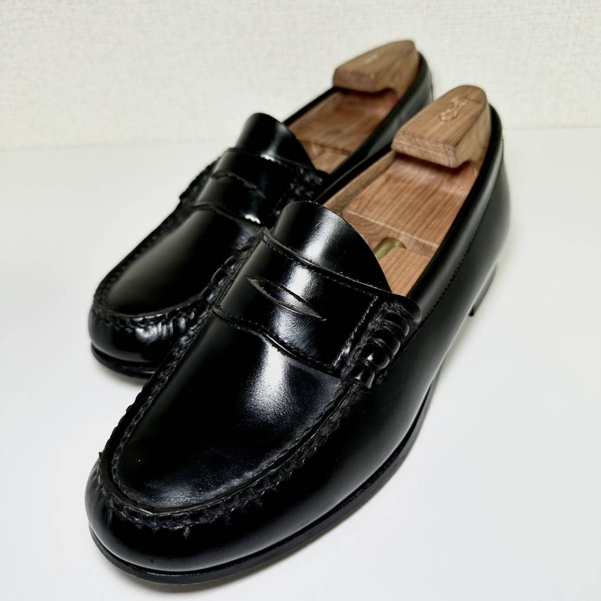 新作商品 即決/REGAL/リーガル/23.0㎝/ブラック/コインローファー/革靴