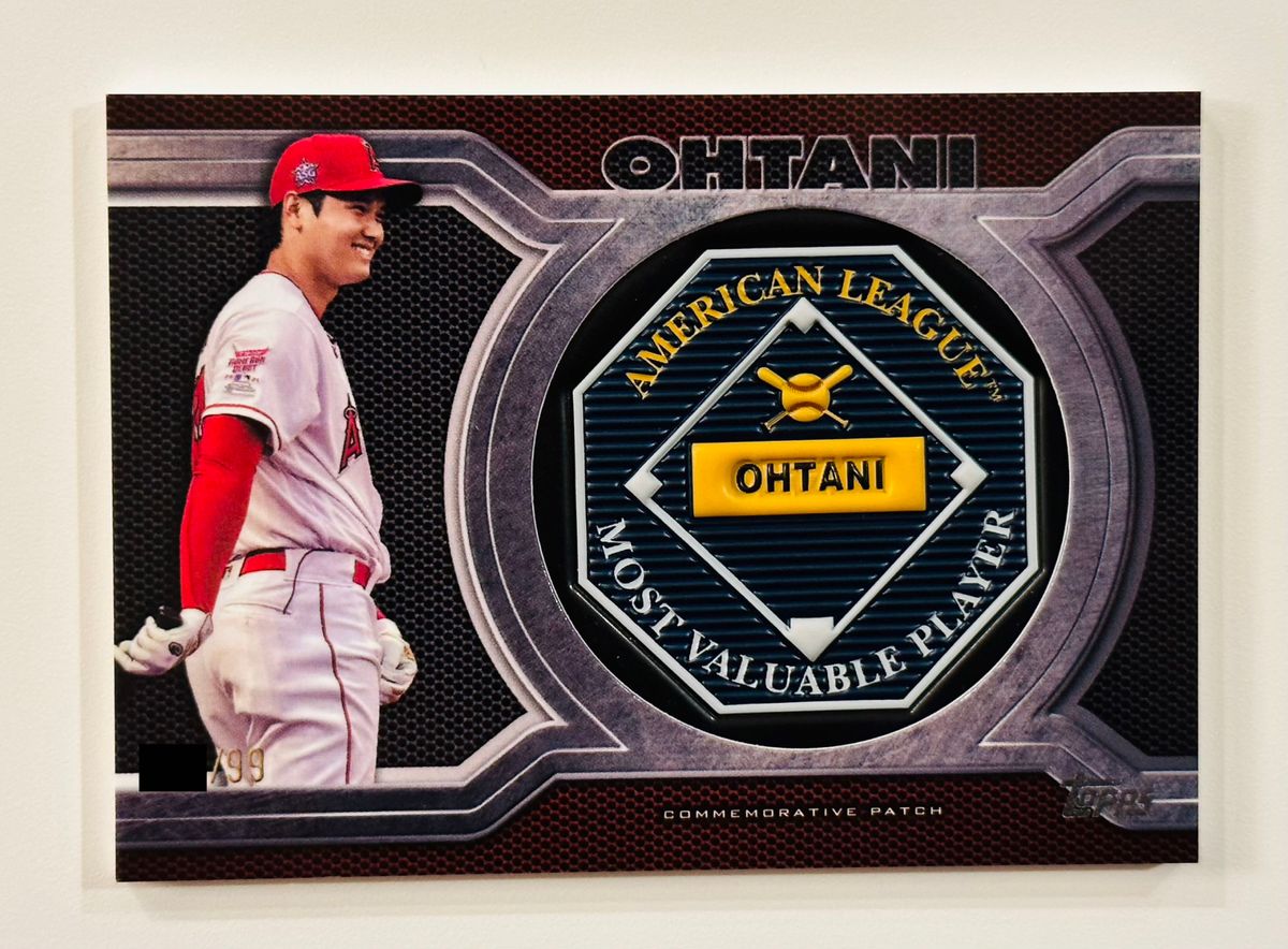 【送料込】 Topps 大谷翔平 2022 パッチ カード 99枚限定 MVP レリック シリアル