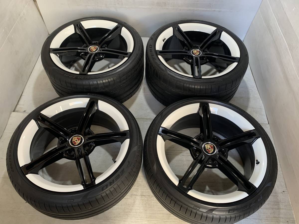 Porsche 9J1ポルシェ タイカン ターボS 純正 21インチ Porsche Taycan ★ ポルシェ 971 パナメーラ ターボ PIRELLI_画像1