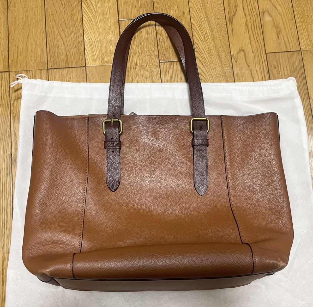 コーチ トートバッグ レザー ロゴ メンズバッグ COACH メンズ_画像2