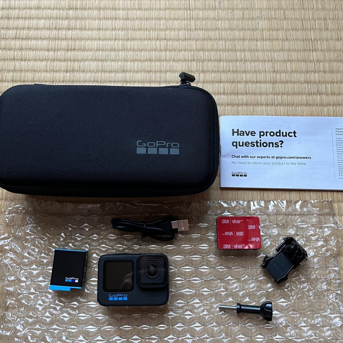 GoPro HERO10 SDカード無し バッテリー1個 付属品は画像が全てになり