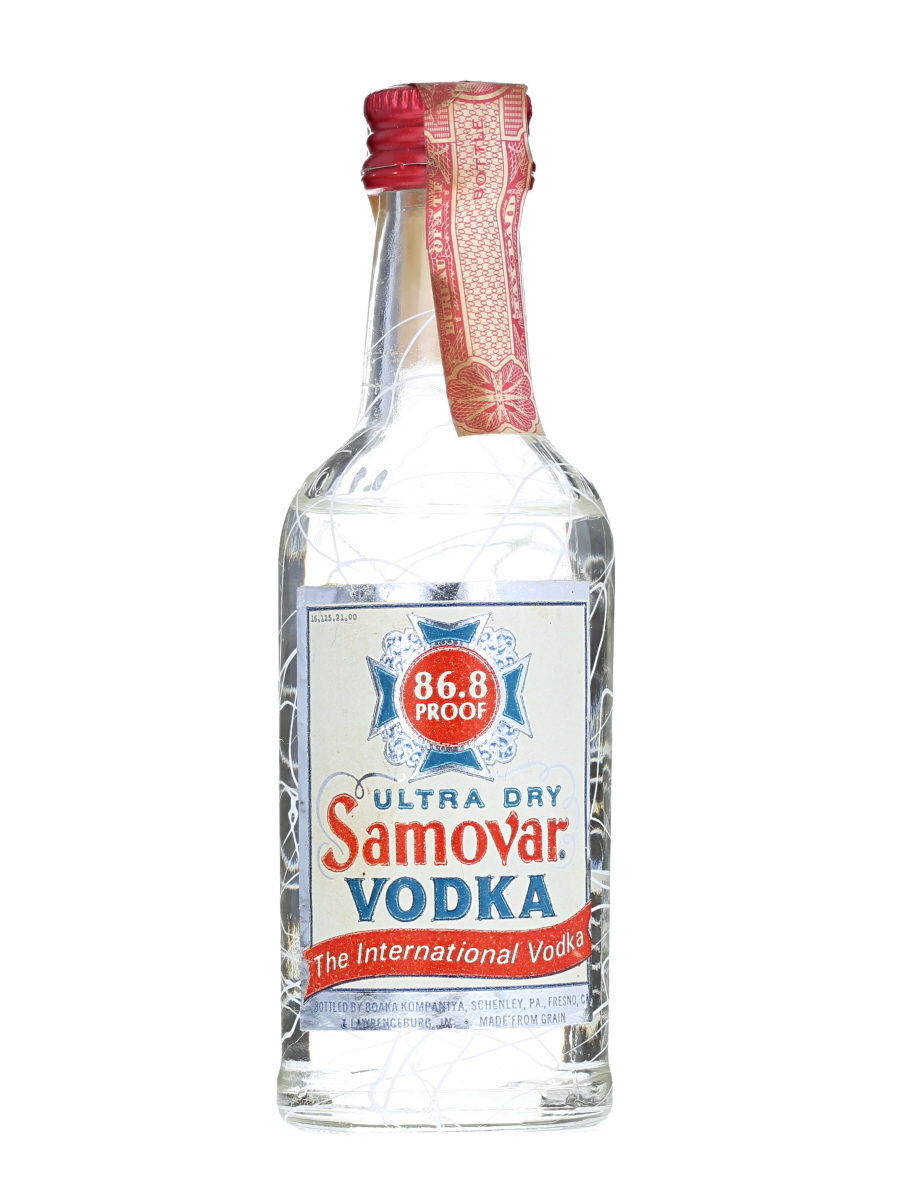 [ miniature bottle ]samo bar Samovar Ultra dry vodka box none 50ml 43.4% KBM1253