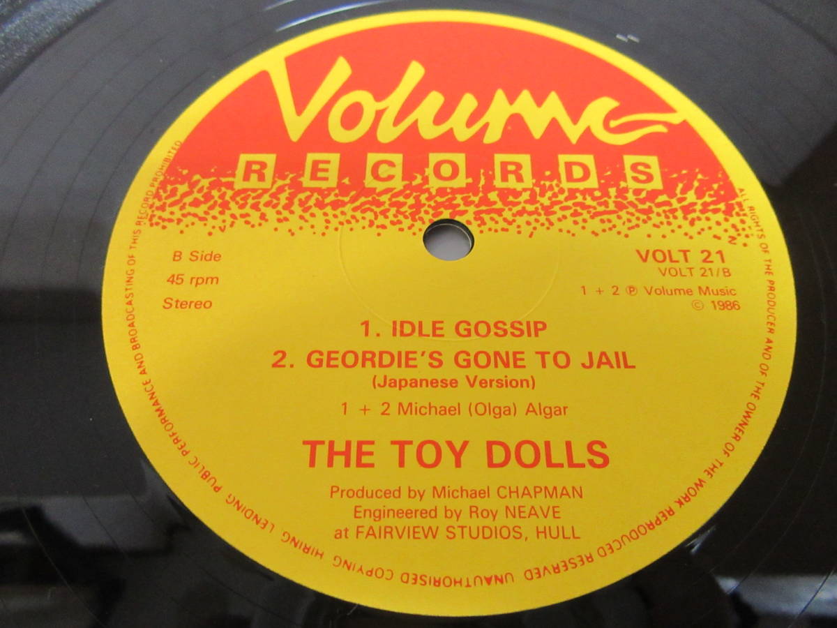 LP▲TOY DOLLS[GEORDIE'S GONE TO JAIL]12インチ/英UK盤/ジョーディは監獄へ/トイドールズ_画像4