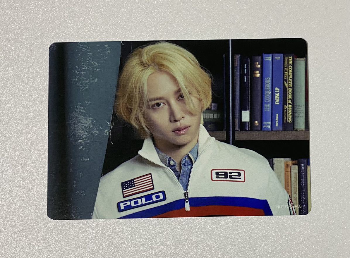 SUPER JUNIOR ヒチョル I THINK U タワーレコード タワレコ TOWER RECORDS 特典 トレカ HEECHUL Photocard_画像1