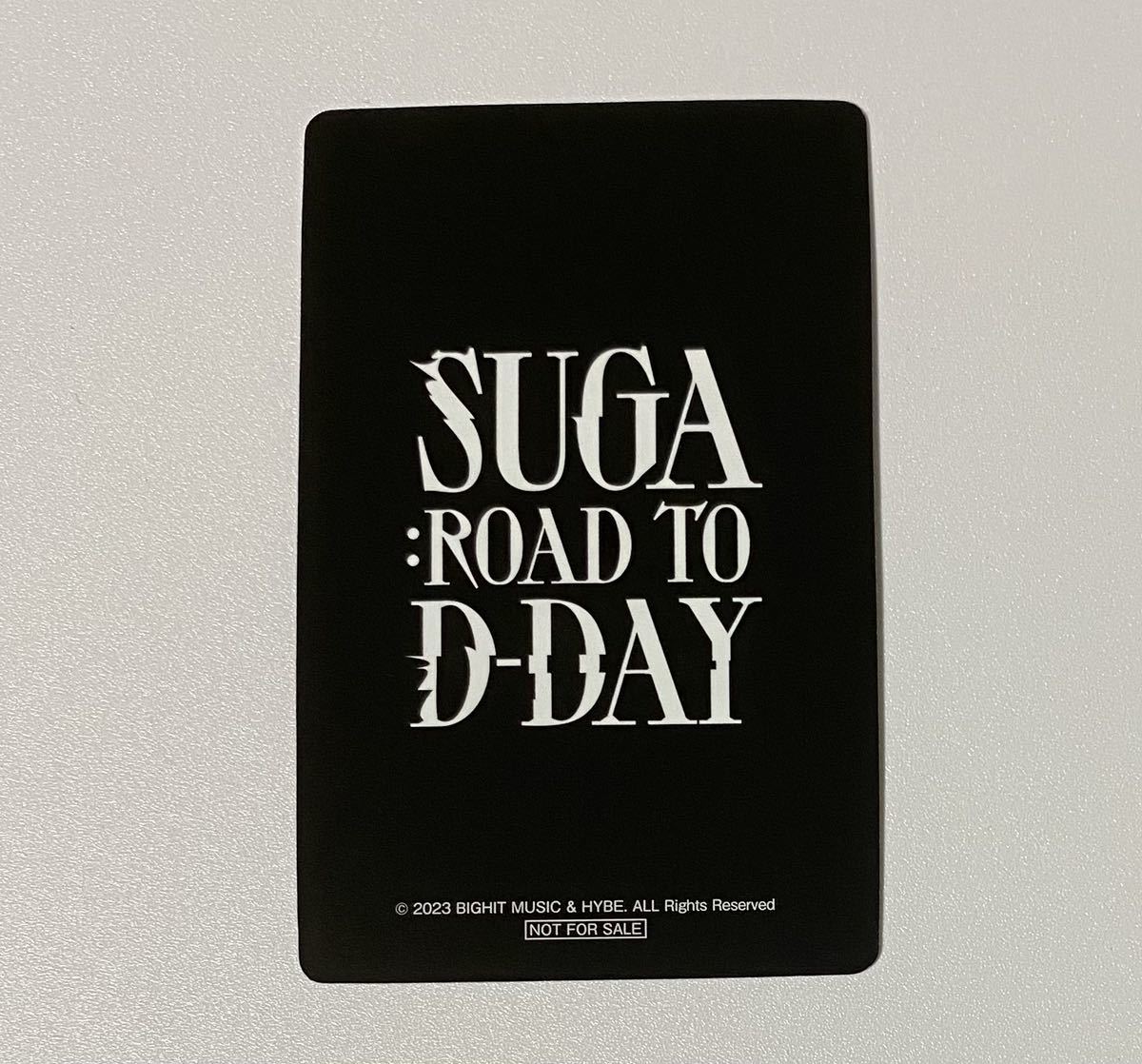 BTS 防弾少年団 SUGA：Road to D-DAY 入場者特典 第4弾 トレカ ユンギ Photocard_画像2