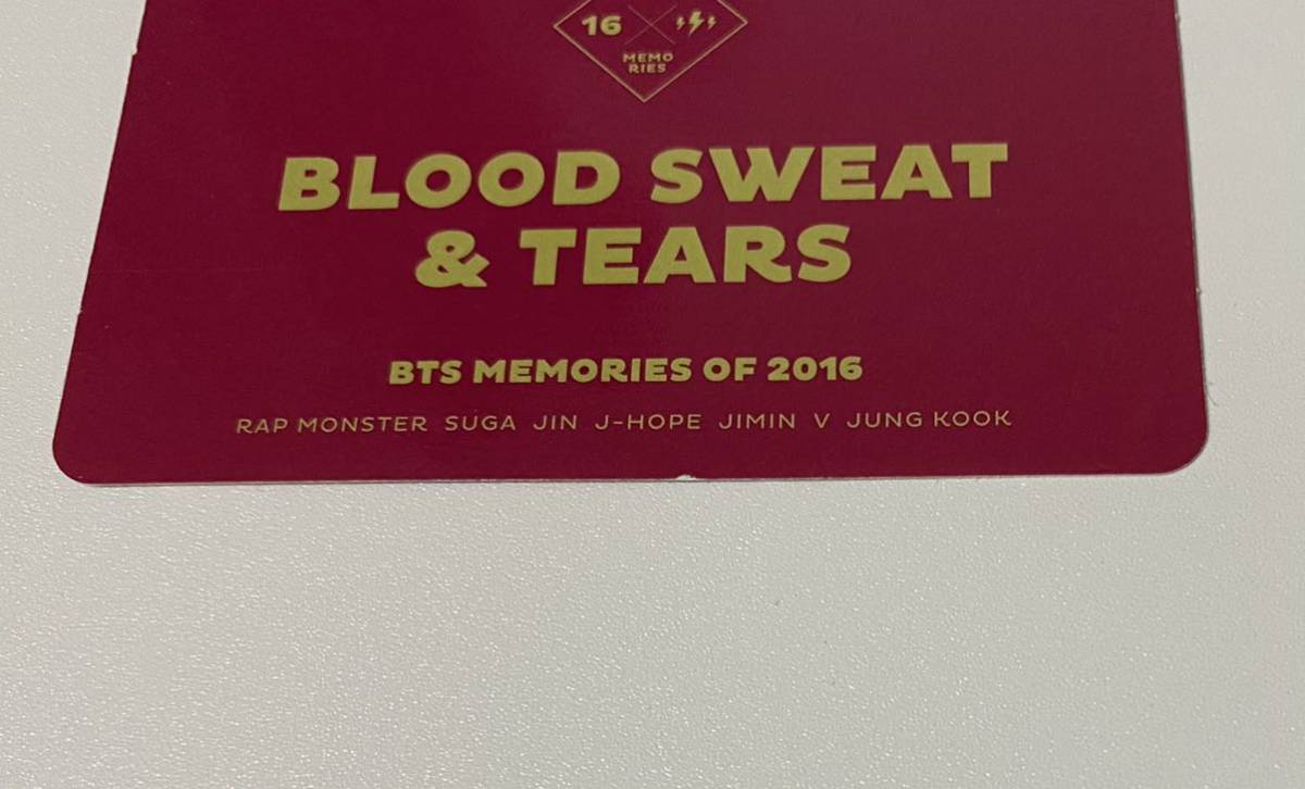  пуленепробиваемый подросток .BLOOD SWEAT & TEARS BTS MEMORIES OF 2016 DVD привилегия коллекционные карточки Gin SUGA J-HOPE RMjiminVtetetehyon John gk