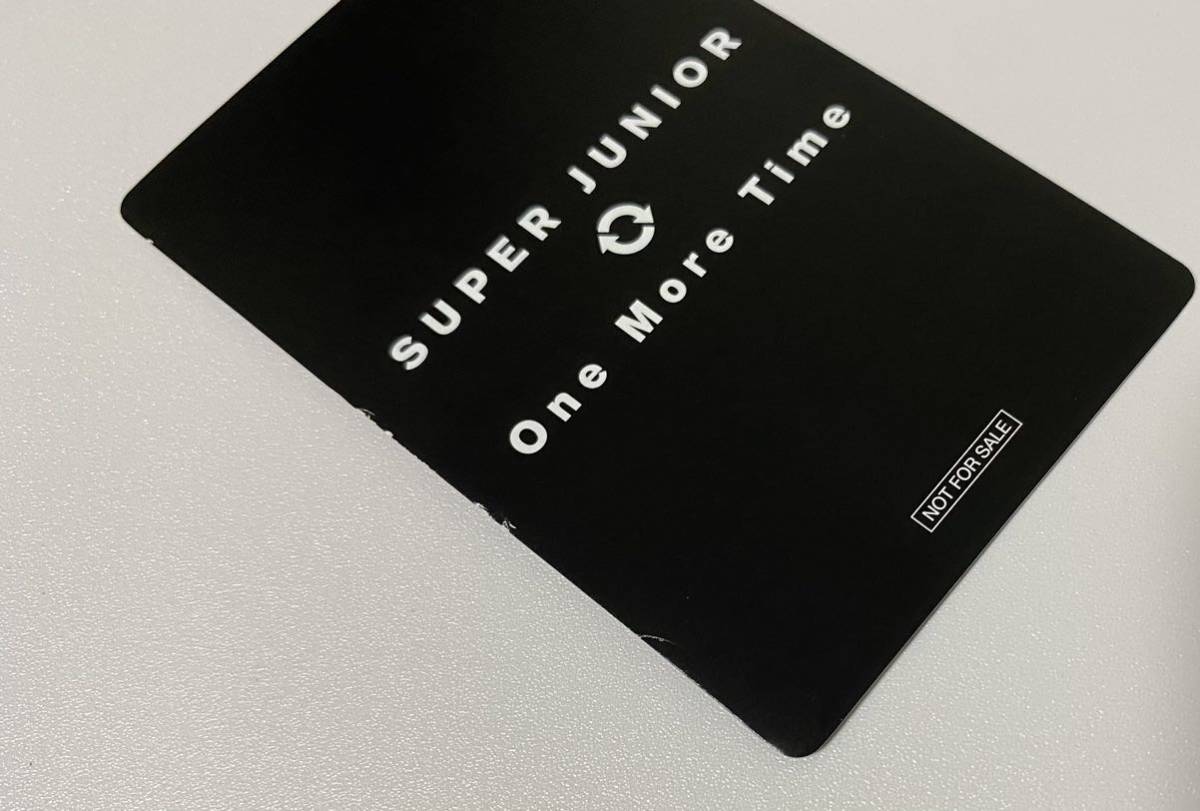 SUPER JUNIOR ウニョク One More Time タワーレコード タワレコ 特典 トレカ EUNHYUK Photocard_画像7