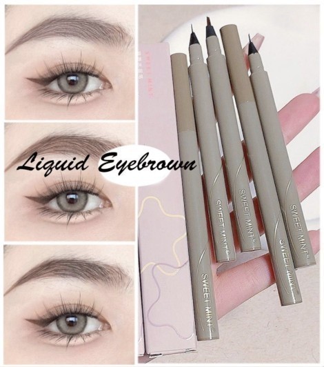  multifunction liquid eyebrow nyu Anne s. color superfine flat writing brush small line futoshi line tears sack . liner cover . a little over style eyeliner natural . wool 