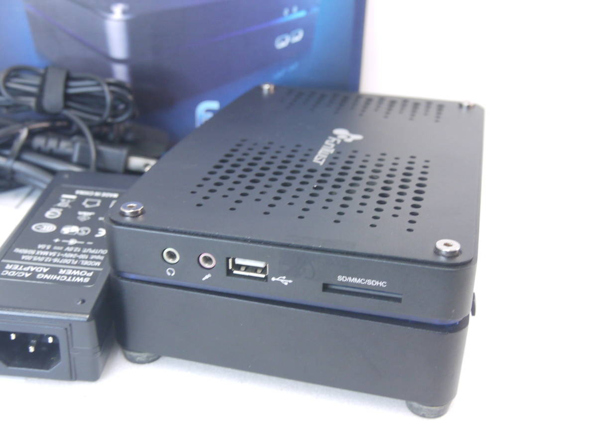 k910 FunTwist Fiono 330 MiniPC デスクトップPC Atom箱/取説/アダプタ付 コンパクトPC ベアボーン_画像5