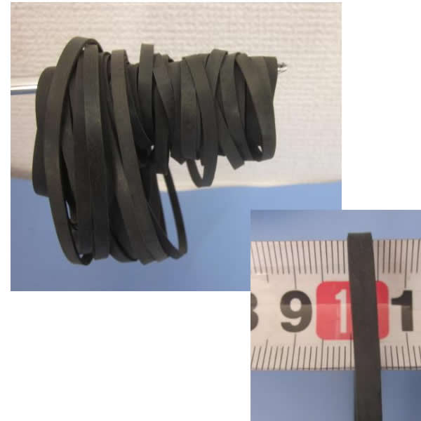  width approximately 4mm sewing elastic belt (. length approximately 40~130mm) 40ps.@ super set for repair 38E3* new goods, outside fixed form postage 120 jpy possible 