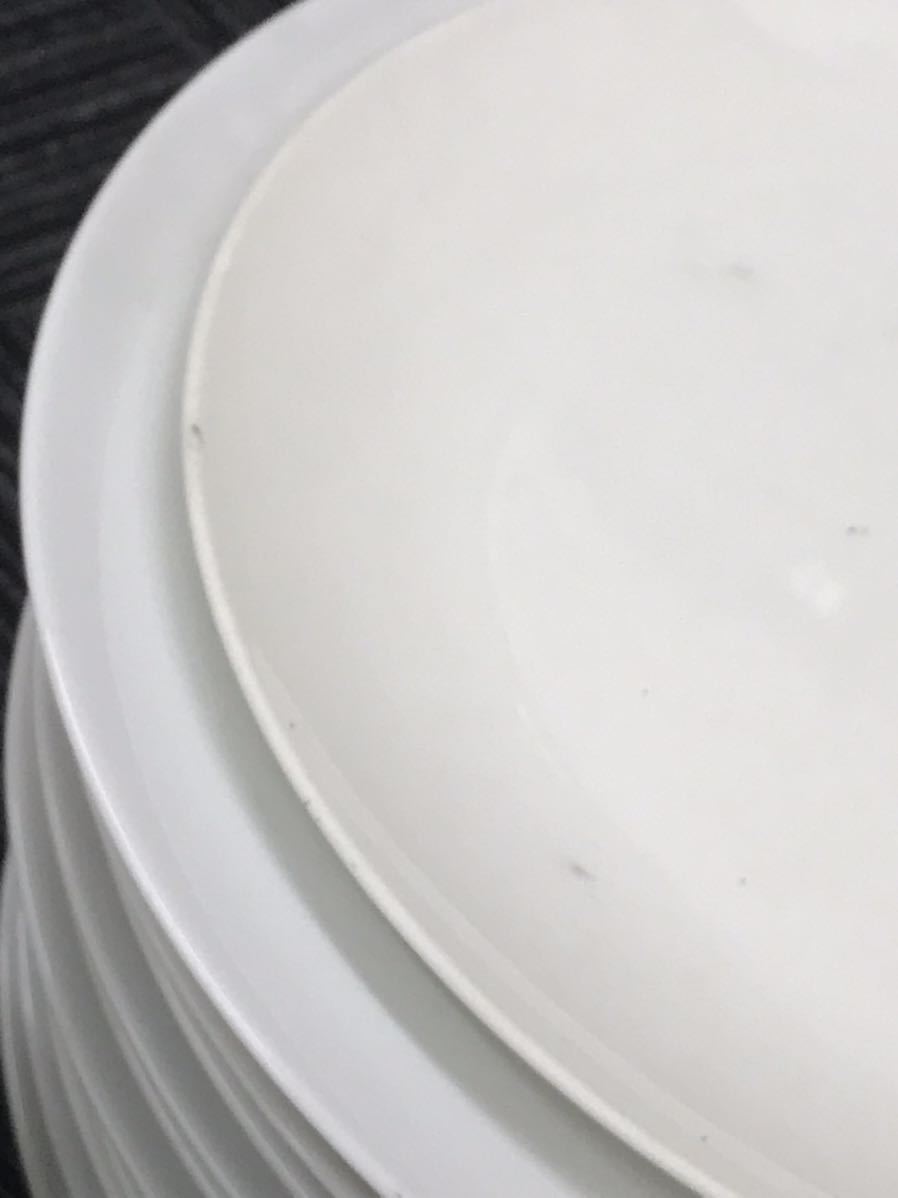 refle0 【中古】Noritake 大皿 27枚 まとめ売り サイズ色々 白 ノリタケ 厨房 食堂 皿 【現状品】【引取歓迎！】_画像7