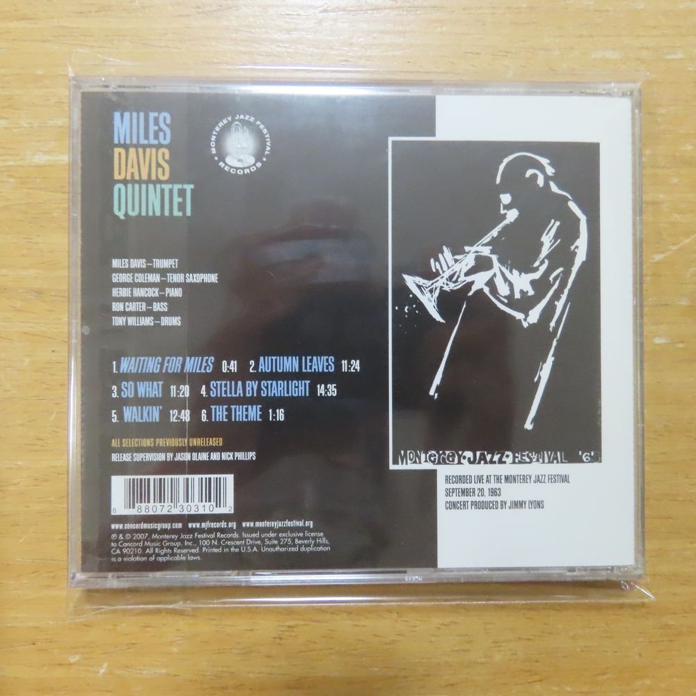41069535;【CD】Miles Davis Quintet / Live At The 1963 Monterey