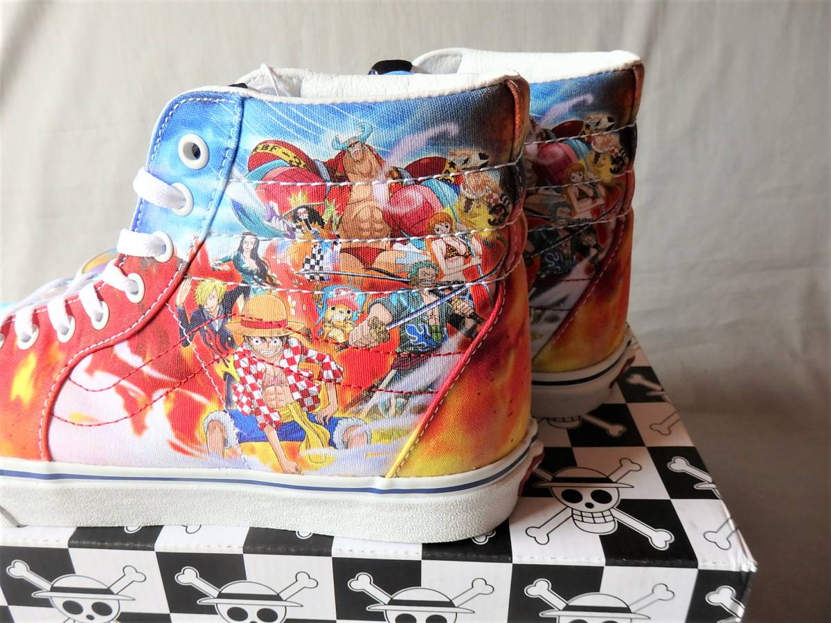 29cm 新品 VANS SK8-HI x ONE PIECE US11(29cm)MULTI サーフィン