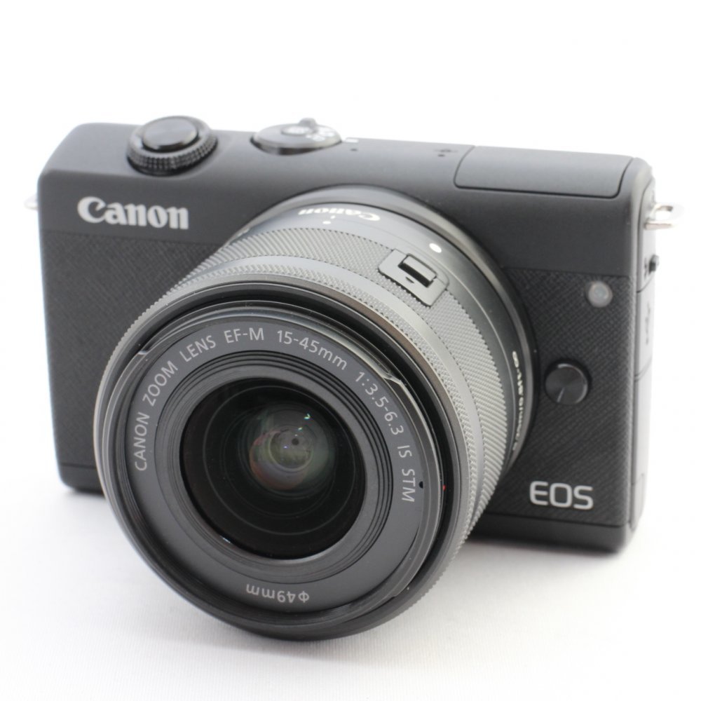 男性に人気！ ミラーレス一眼カメラ Canon EOS EOSM200BK-1545ISSTMLK