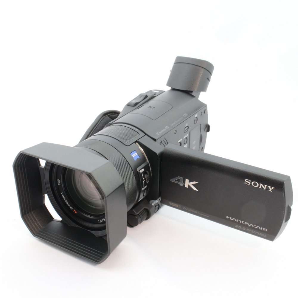 最も優遇の 光学12倍 4K FDR-AX100 ビデオカメラ SONY ソニー ブラック