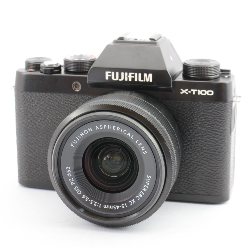 最高の品質 FUJIFILM ミラーレス一眼 X-T100LK-B ブラック X-T100