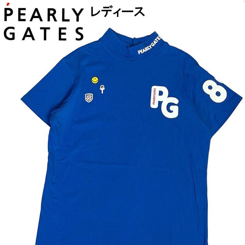 冬バーゲン☆】 GATES PEARLY パーリーゲイツ ブルー 2 半袖Tシャツ