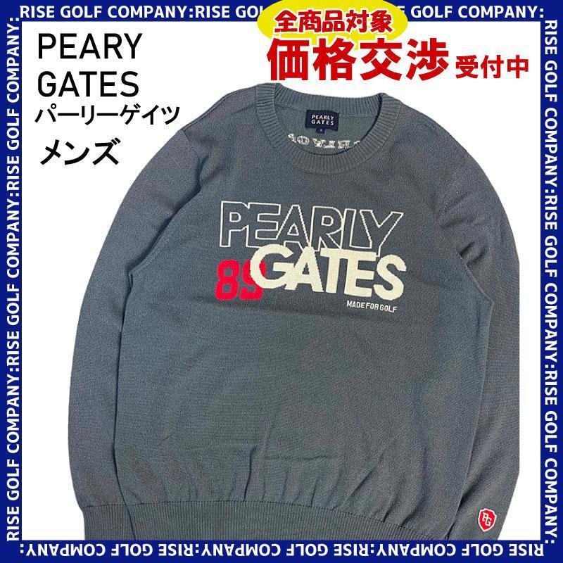 最も優遇 GATES PEARLY パーリーゲイツ 5 グレー ニットセーター