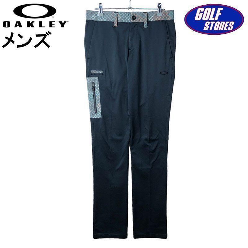 値引 オークリー OAKLEY ストレッチパンツ 30 スカル グレー 切替 86cm