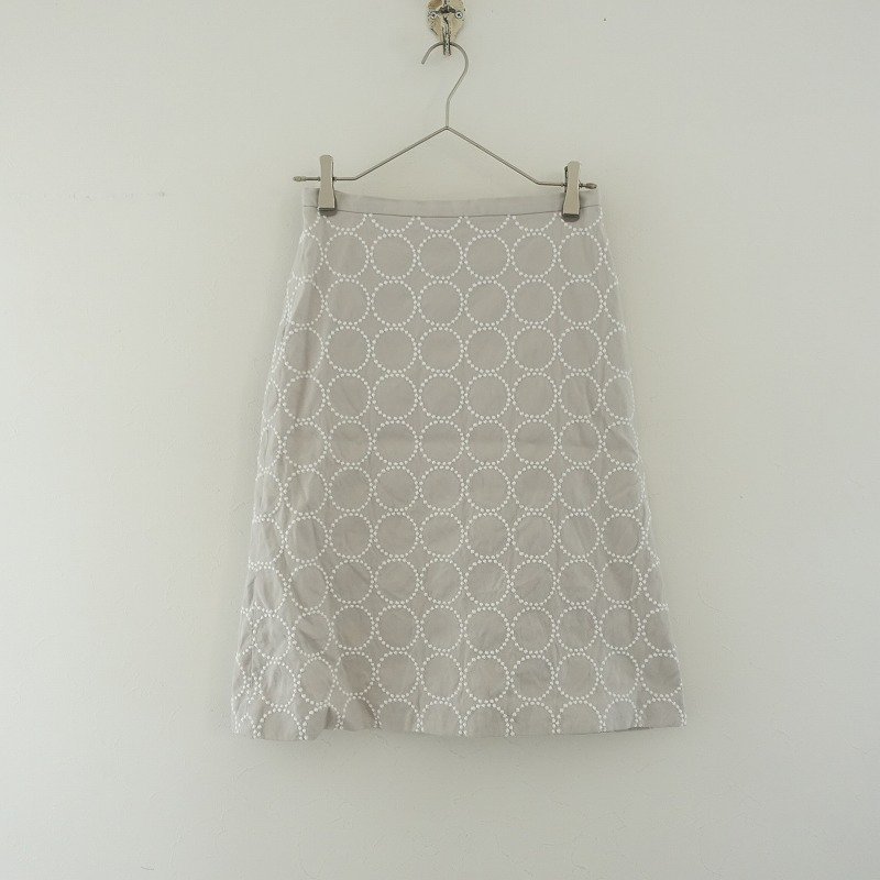 mina perhonen mina perhonen *tambourine embroidery trapezoid skirt