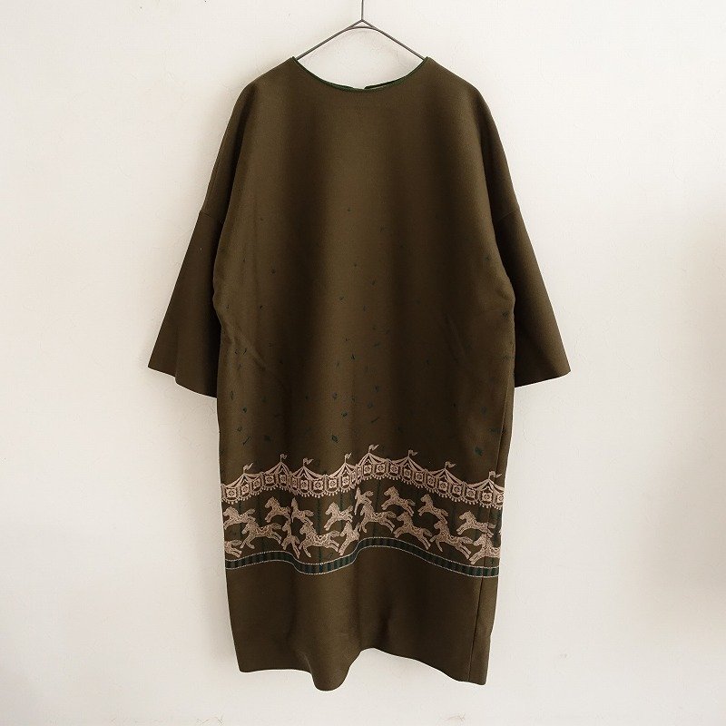 美品】ミナペルホネン mina perhonen *merry-go-round ワンピース*38