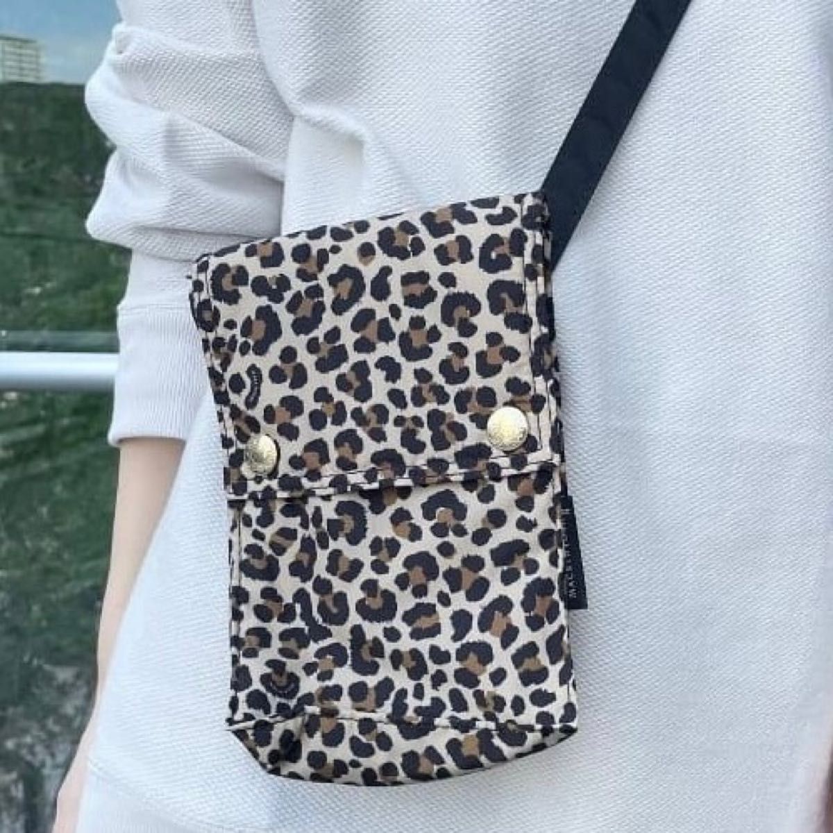 未使用級】MACKINTOSH x PORTER ヒョウ柄 ショルダーバッグ 未使用級】MACKINTOSH x PORTER ヒョウ柄 ショルダーバッグ