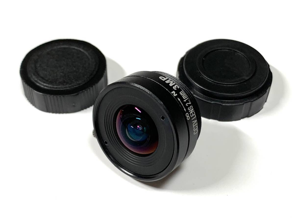 2.1mm CS 魚眼レンズ　対角150°の画角(ZWO、Player Oneカメラ付属の魚眼レンズと全く同じスペックと外観)_画像1