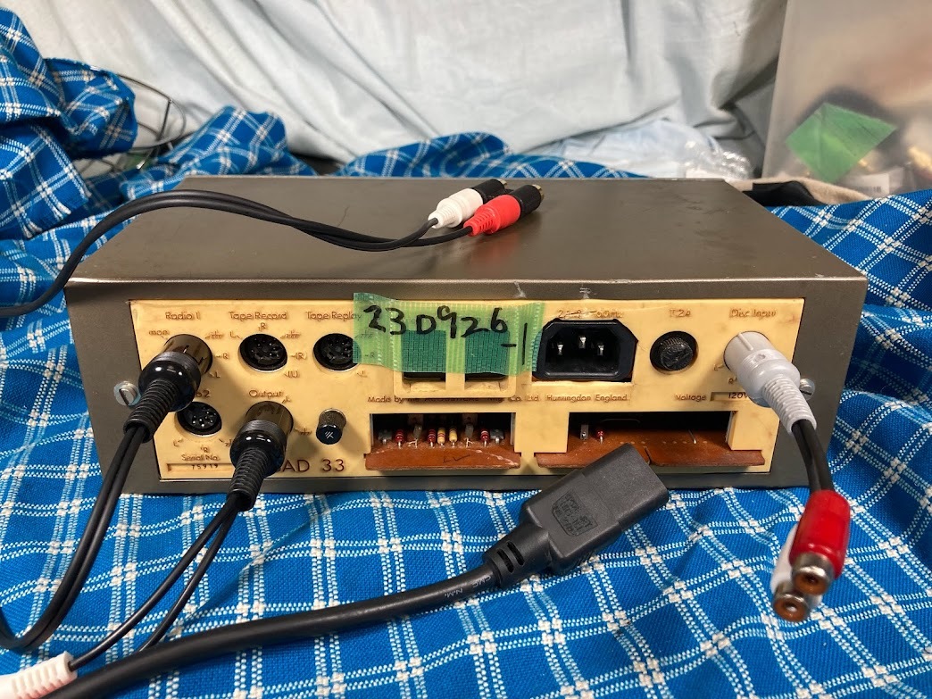 QUAD 33 プリアンプ 完動品 【3ヶ月保証】|Yahoo!フリマ(旧 QUAD 33 プリアンプ 完動品 【3ヶ月保証】|Yahoo!フリマ(旧