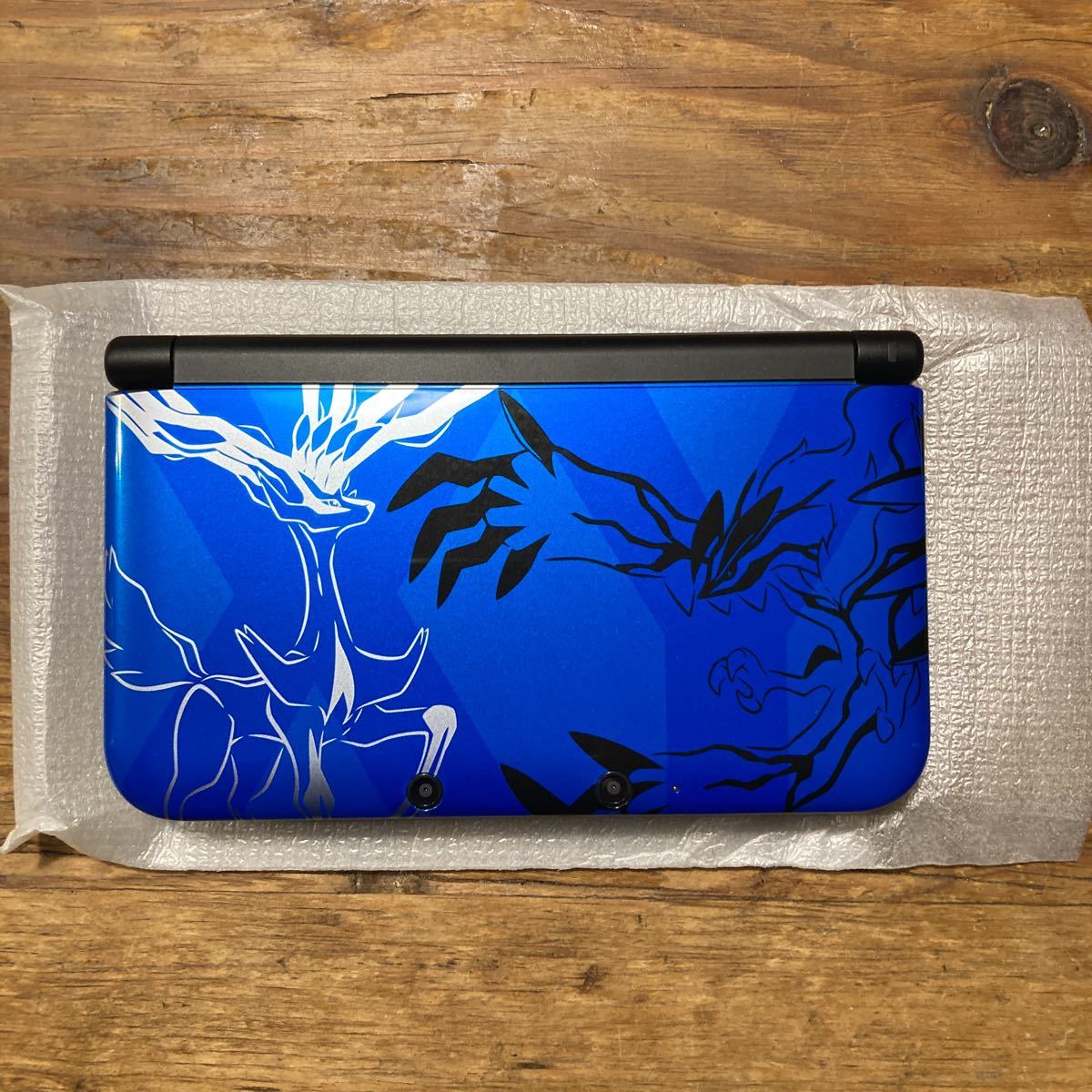 美品　ニンテンドー3DS LL ポケットモンスター Yパック ゼルネアス・イベルタル ブルー_画像4