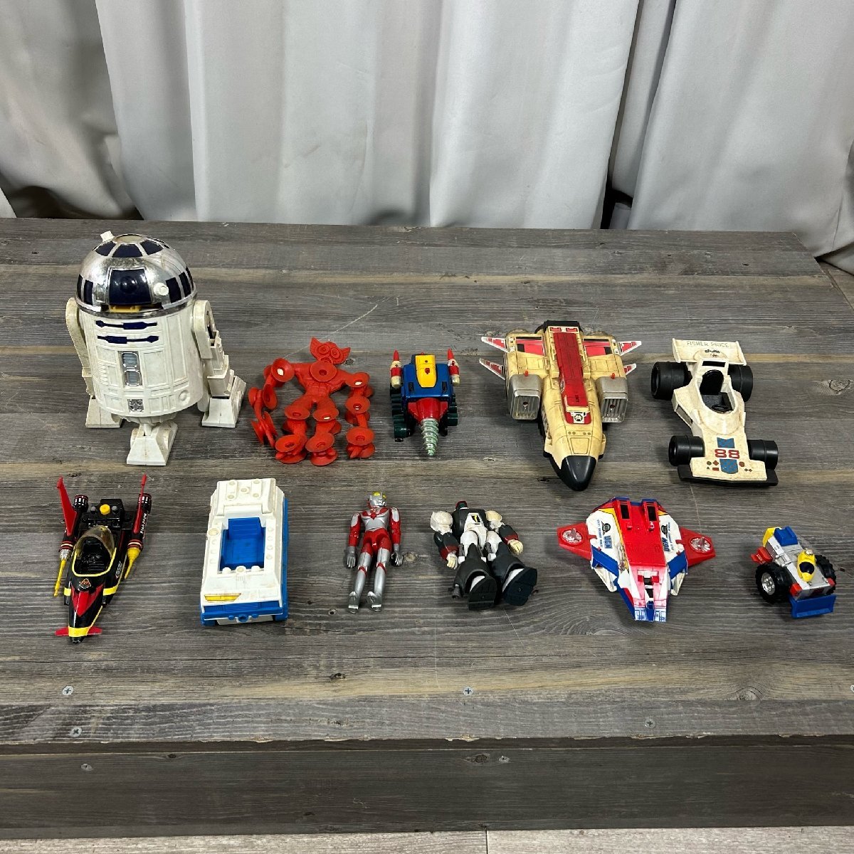 7494 レトロ 玩具 まとめて ポピニカ PB-46 スターシンガー チェンジマン シャトルベース ウルトラマン80 シルバーガル-β シグコンタンク_画像1